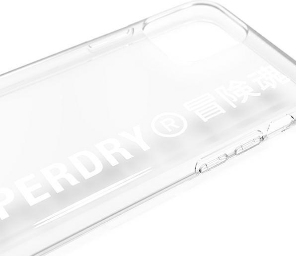 Produktbild Superdry Hülle Clear Case transparent mit Logoaufdruck (Apple iPhone 11 Pro Max)