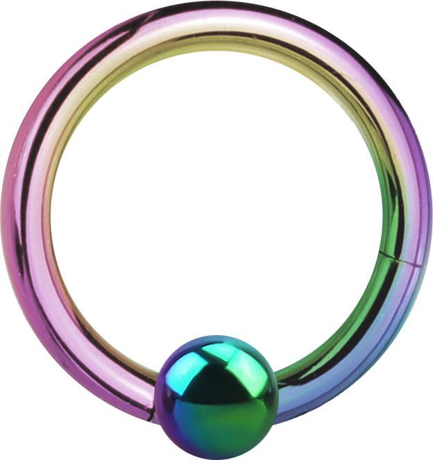 Actual product image Star Piercing Micro ball Supernova orange (Surgical steel 316L)