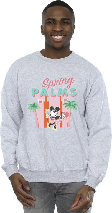 Actual product image Disney Mens Minnie Mouse Spring Palms Sweatshirt (S)