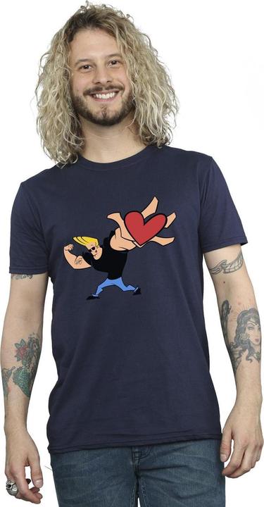 Produktbild Johnny Bravo Heart Present TShirt (L)