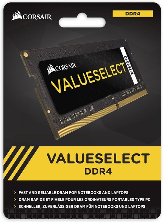 Immagine prodotto Corsair selezionare il valore (1 x 8GB, 2133 MHz, DDR4-RAM, SO-DIMM)