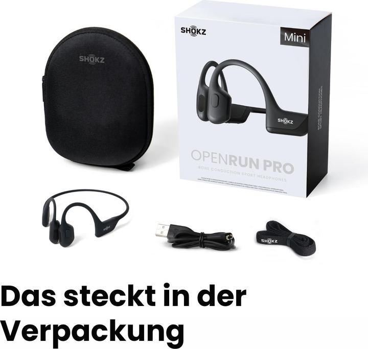 Produktbild Shokz OpenRun Pro Mini (keine Geräuschunterdrückung, 10 h, Kabellos)