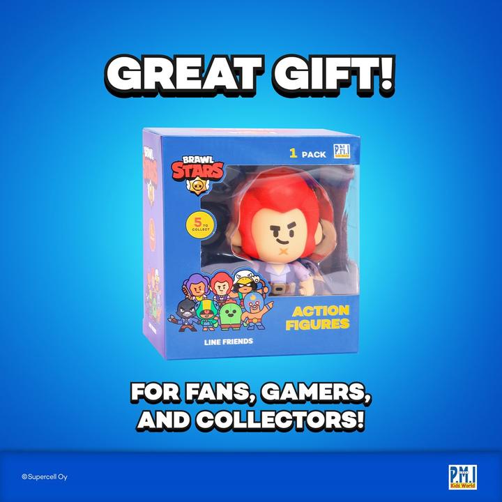 Produktbild Pmi Kids World BRAWL STARS S1 ACTION FIGURES 11cm - COLT
