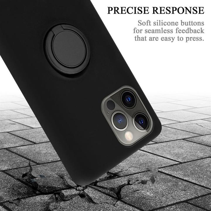 Actual product image Cadorabo TPU Liquid Ring Silicone Case Cover (Apple iPhone 12 Pro Max)