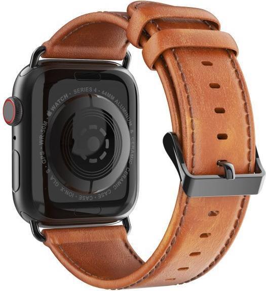 Image du produit Dux Ducis Business Series Bracelet de remplacement en cuir véritable (44 mm, 45 mm, 42 mm, Cuir véritable, Apple Watch Series 1, Apple Watch Series 2, Apple Watch Series 3, Apple Watch Series 4, Apple Watch Series 5, Apple Watch Series 6, Apple Watch Series 7, Apple Watch Series 8, Apple Watch Series 9, Apple Watch SE)