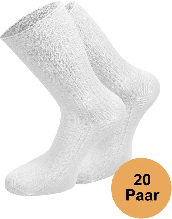 Immagine prodotto Normani 20 Paar Socken Unisex Business Socks Baumwollsocken Berufssocken - 9685 (confezione da 20, 39 - 42)