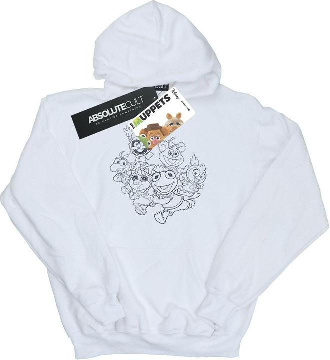 Immagine prodotto Disney The Muppets Muppet Babies Mono Group Felpa con Cappuccio Uomo (L)