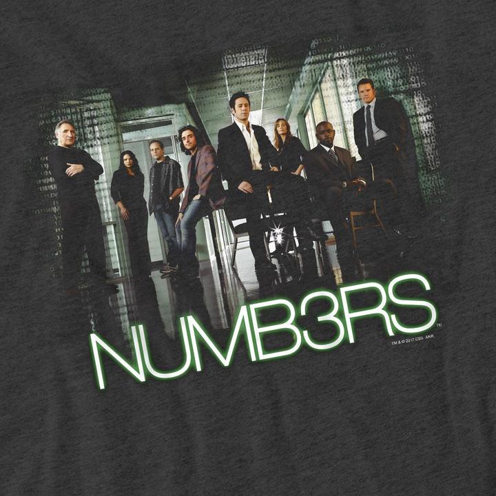 Actual product image Numb3rs Unisex Adult Cast T-Shirt (XXL)