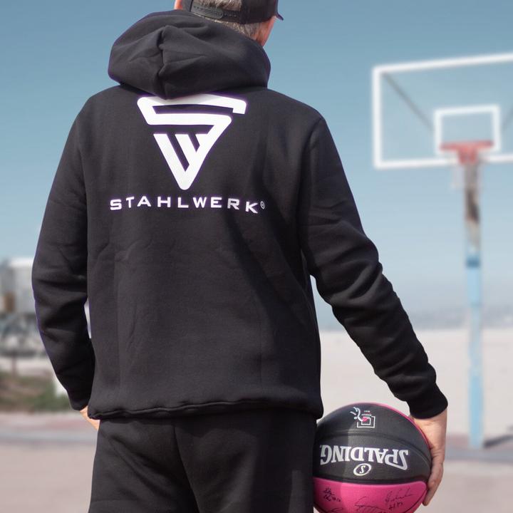 Image du produit Stahlwerk Sweat à capuche noir Pull à capuche taille XL 100% coton (XL)