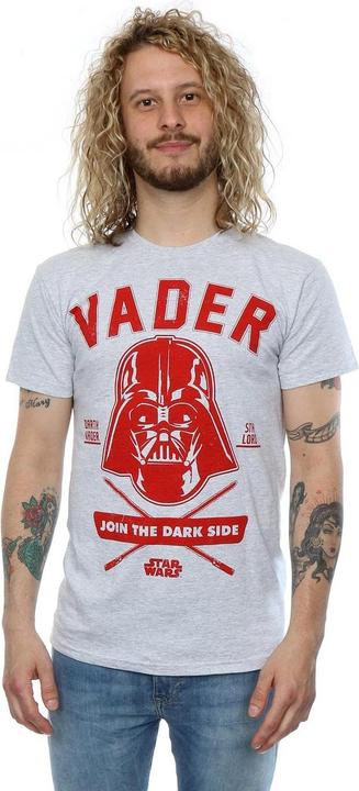 Actual product image Star Wars Mens Darth Vader Collegiate T-Shirt (S)
