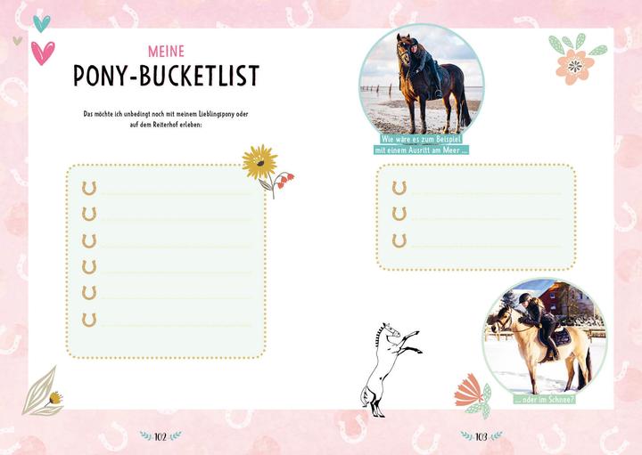 Produktbild #ponylife – Mein Pferde-Mitmach-Journal von den Social-Media-Stars Lia und Lea (Deutsch, Lea Schirdewahn, Carola von Kessel, Lia Beckmann, 2022)