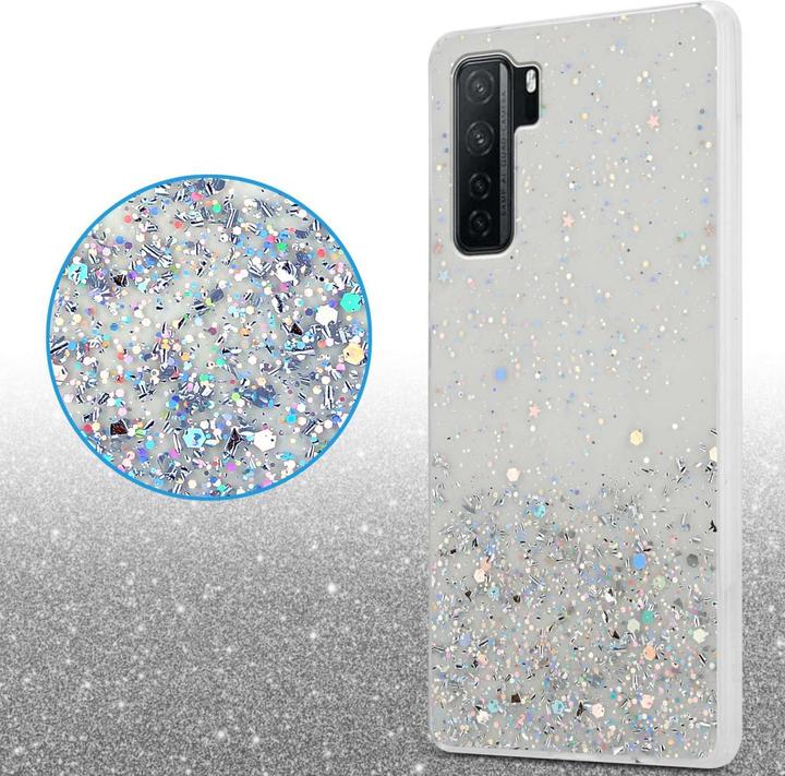 Produktbild Cadorabo TPU Hülle für Huawei P40 LITE 5G / NOVA 7 SE mit Glitzer (Huawei Nova 7 SE, Huawei P40 Lite 5G)