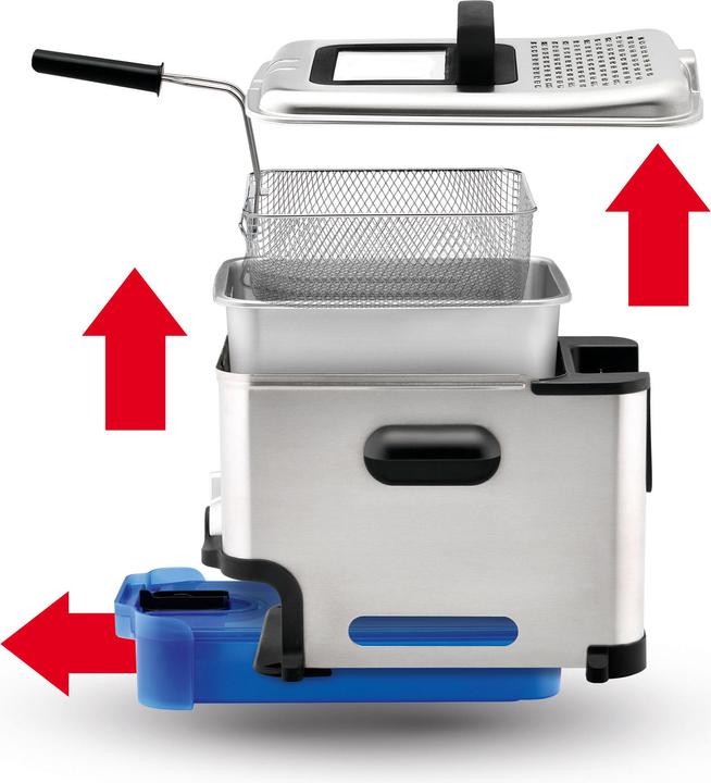 Actual product image Tefal FR8040 Oleoclean Pro Oil Fryer / Deep Fryer