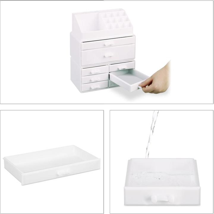 Actual product image Relaxdays Makeup Organizer