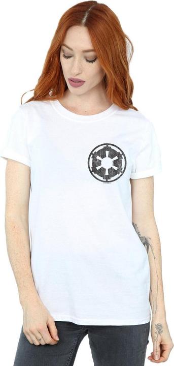 Produktbild Star Wars The Mandalorian Galactic Empire Insignia Breast Print TShirt (XL)