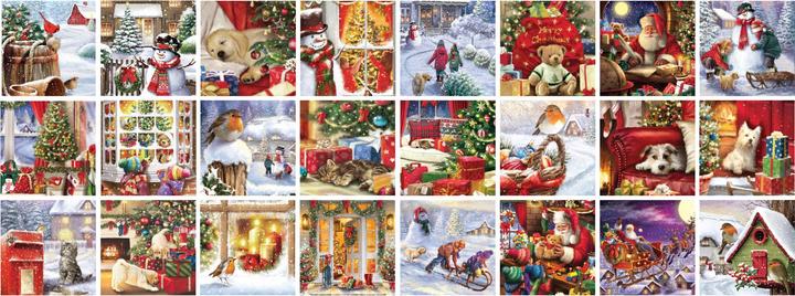 Actual product image Eurographics Puzzle Advent Calendar - Christmas Memories