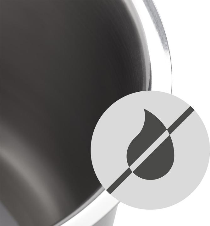 Produktbild WMF Kochtopf Dampfgarer 16cm klein Metalldeckel 1,2l Mini Edelstahl Induktion (16 cm, Dampfkochtopf, Edelstahl)