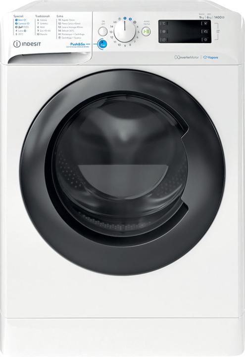 Indesit Freistehender Waschtrockner BDE 96436 WKV IT - BDE 96436 WKV IT
