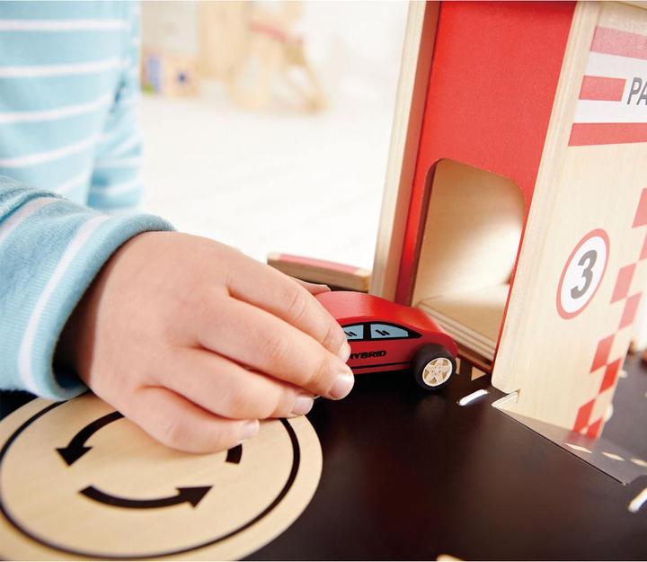 Actual product image Hape multi-storey car park