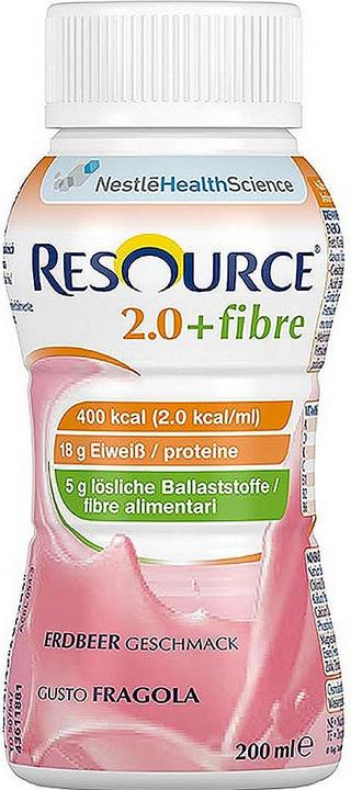 Immagine prodotto Resource 2.0+Fibre Drink Fragola (Fragola, 4 x)