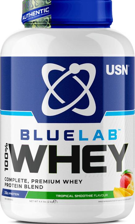 Actual product image USN Blue Lab 100% Whey Protein (Tropical Smoothie, 1 pcs., 2306 g)