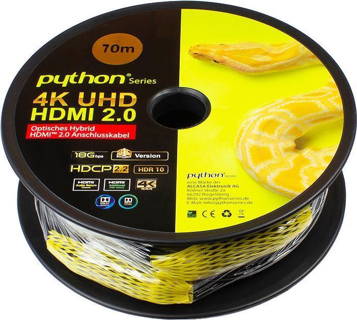 Actual product image Python HDMI (Typ A) — HDMI (Typ A) (70 m, HDMI)