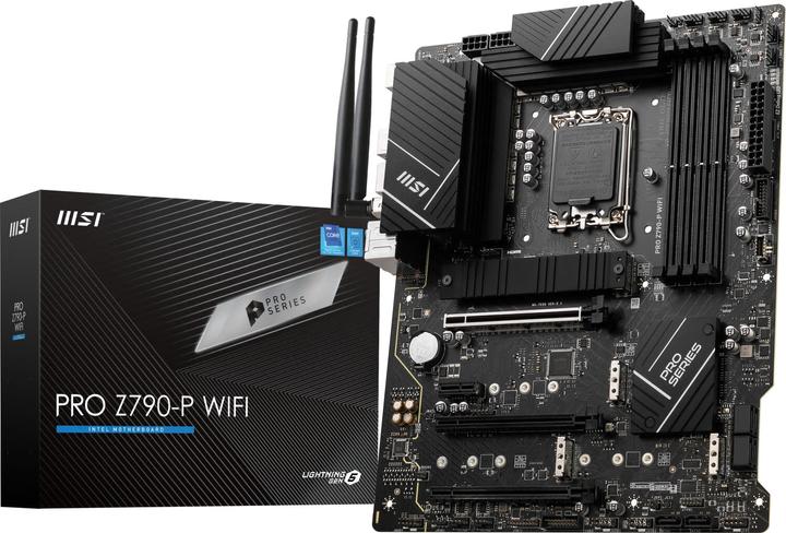 Actual product image MSI Pro Z790-P WIFI (LGA 1700, Intel Z790, ATX)