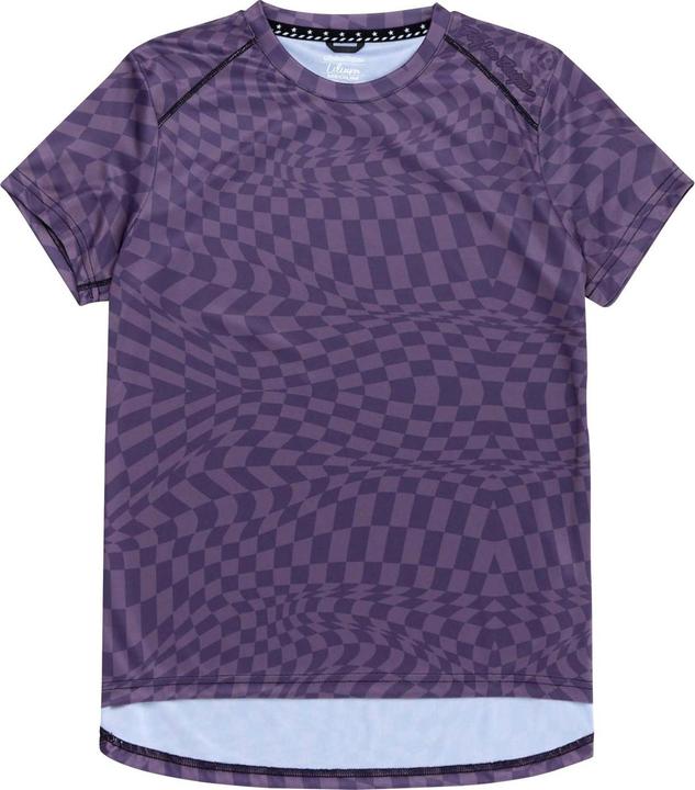 Produktbild Troy Lee Designs Womens Lilium SS Jersey, Twisted Checkers, deep purple, L (L)