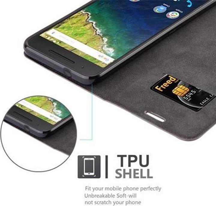 Productafbeelding Cadorabo Boek Onzichtbare Magneethoes (Huawei Nexus 6P)
