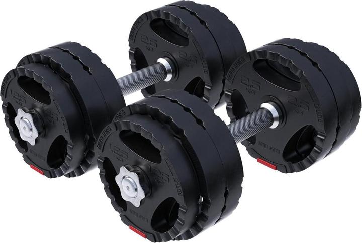 Image du produit Gorilla Sports Ensemble d'haltères (8 x 2,5 kg, 4 x 1,25 kg)