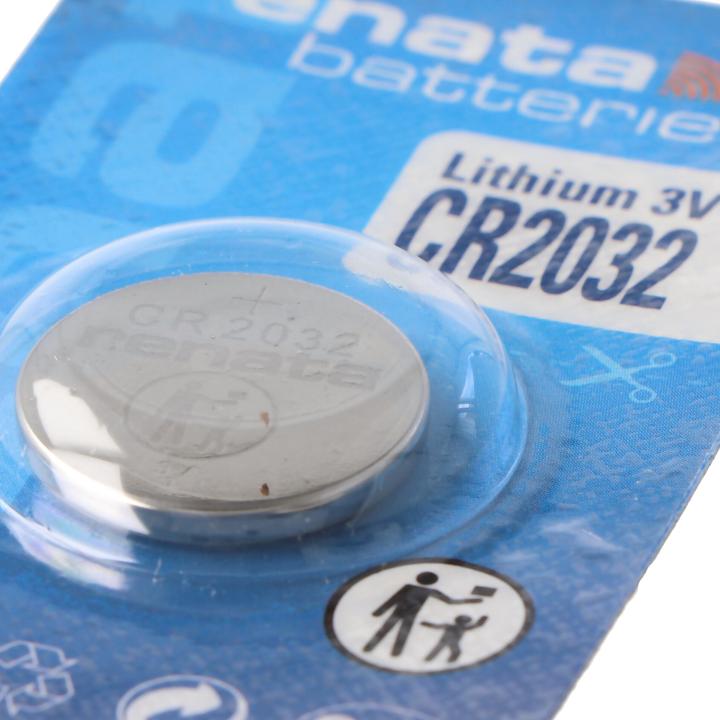 Actual product image Renata CR2032 Lithium Battery, Lithium Cell CR2032, 3V (1 pcs., 225 mAh)