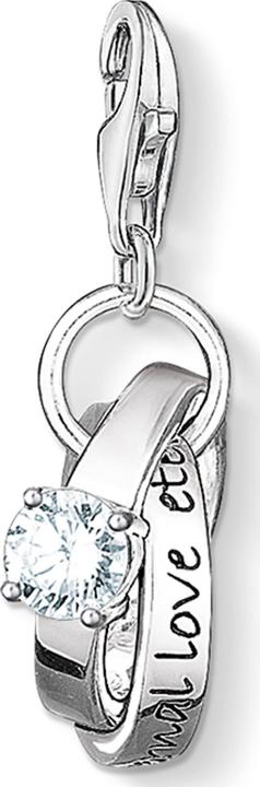 Image du produit Thomas Sabo Charm pendentif anneaux de mariage (Argent)