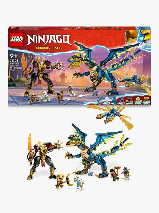 Produktbild LEGO Kaiserliches Mech-Duell gegen den Elementardrachen (71796, LEGO Ninjago)
