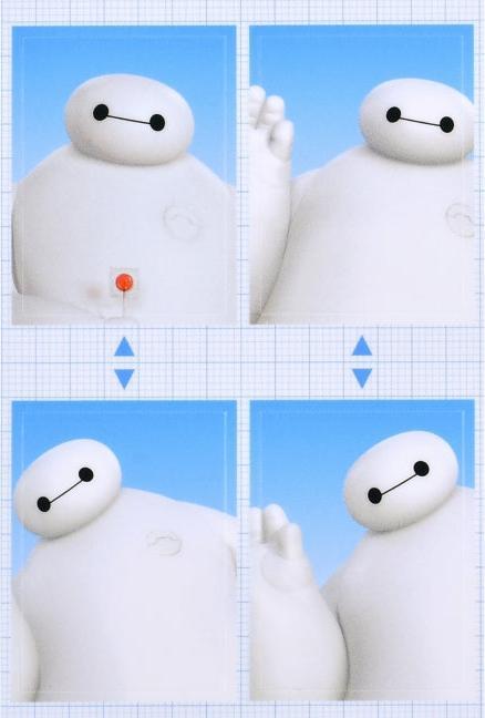 Produktbild Disney Baymax Fotoaufkleber Sticker Collection