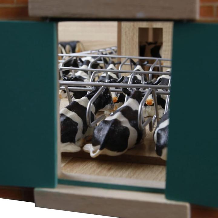 Image du produit Sombo Cubicle Bois stable avec unité de traite 1:33
