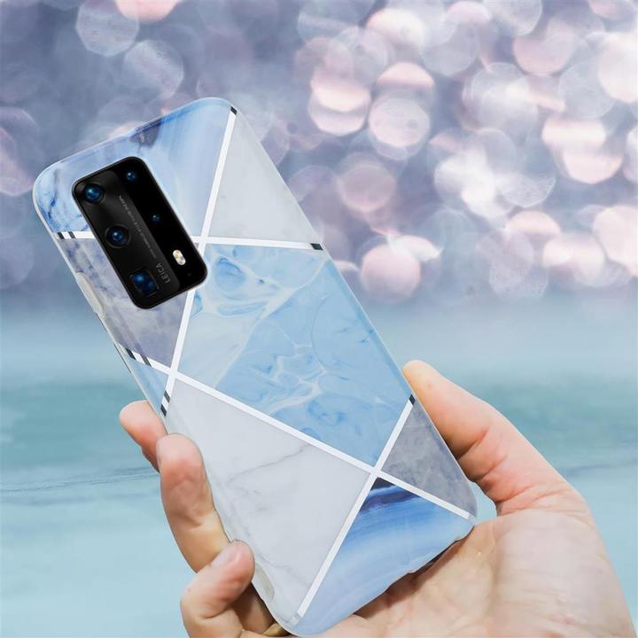 Immagine prodotto Cadorabo IMD TPU Colourful Marble Cover (Huawei P40 Pro+)