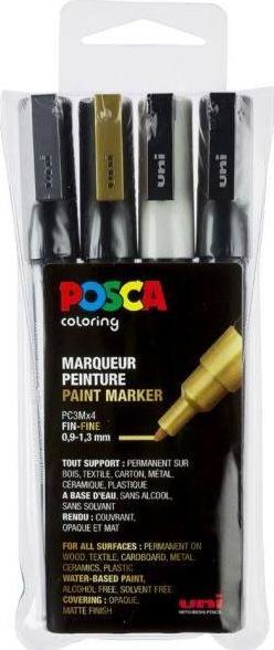 Image du produit Posca Marqueur PC-3M pointe ogive (Multicolore, 1.30 mm, 8 x)