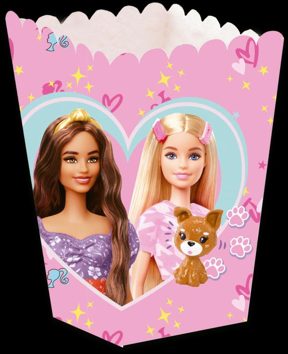 Actual product image Been Smile Barbie Popcorn Box / Snackbox (12 x)