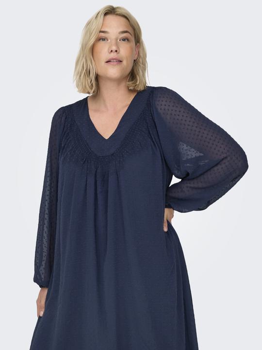Actual product image Only Regular fit V-neck Elasticated cuffs Midi dress Dress (54)