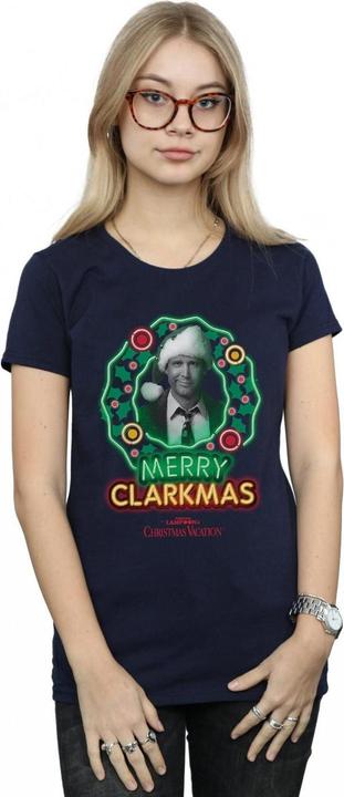 Immagine prodotto National Lampoon´s Vacation Maglietta in cotone Greyscale Clarkmas Donna/Ladies (L)