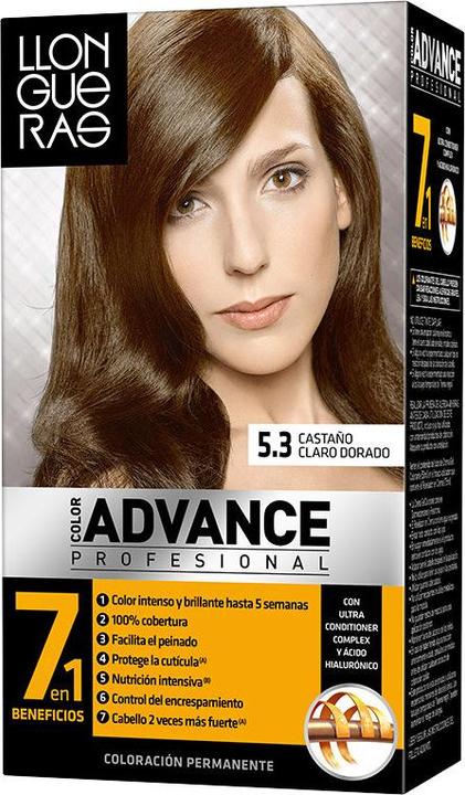 Produktbild Llongueras COLOR ADVANCE #5,3 castaño claro dorado (5.3)