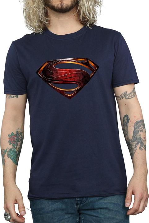 Actual product image Superman Mens Logo Cotton T-Shirt (S)