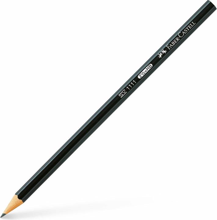 Actual product image Faber-Castell Matite di grafite 1111 HB nere BC 3x (HB, 3 x)