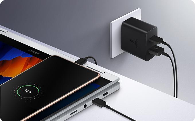 Actual product image Samsung Duo Power Adapter (35 W)