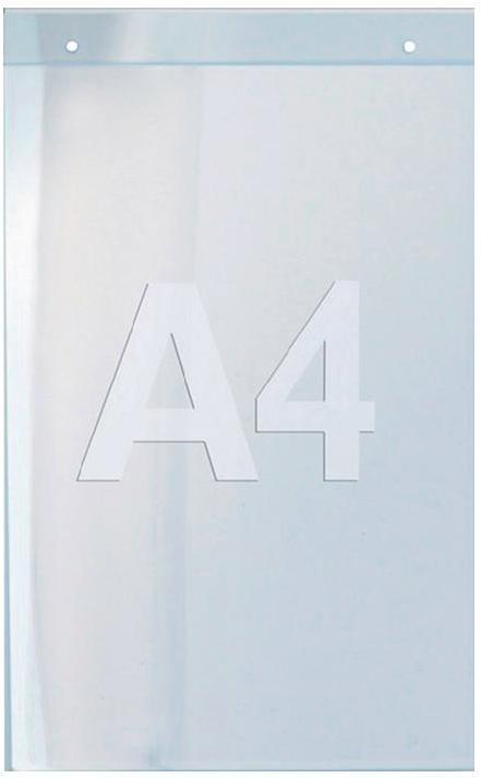 Produktbild Twinco Wandprospekthalter DIN A4 hoch Acryl transparent (A4, Hoch)