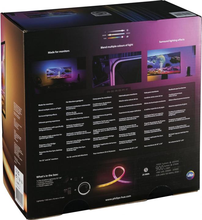Produktbild Philips Hue Play Gradient (Mehrfarbig, 116.50 cm, Indoor)