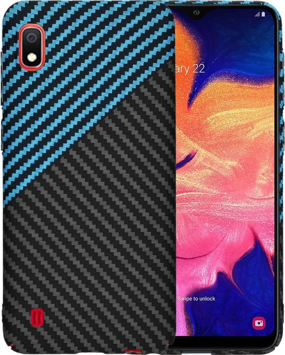 Immagine prodotto Techsuit - Carbonite FiberShell - Samsung Galaxy A10 - Blue Pulse (Samsung Galaxy A10)