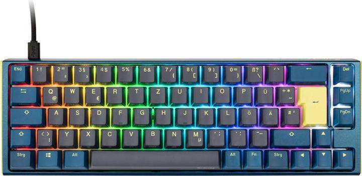 Ducky One 3 Daybreak SF gaming keyboard, RGB LED - MX black (DE, Cable)
