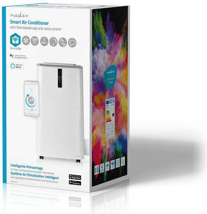 Actual product image Nedis SmartLife WIFIACMB1WT12 (75 m², 12000 BTU/h)