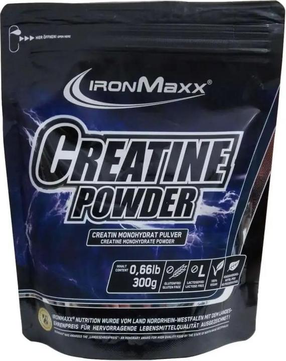 Image du produit IronMaxx Creatine Powder (1 pièce(s), Poudre, 300 g)